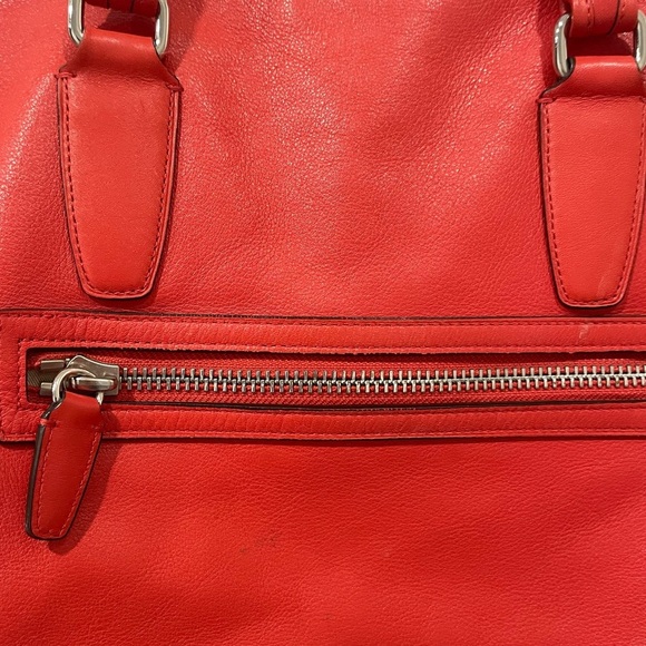 Coach Legacy Rory 
•north south satchel 
•shoulder bag large
•Leather Red - Picture 2 of 11